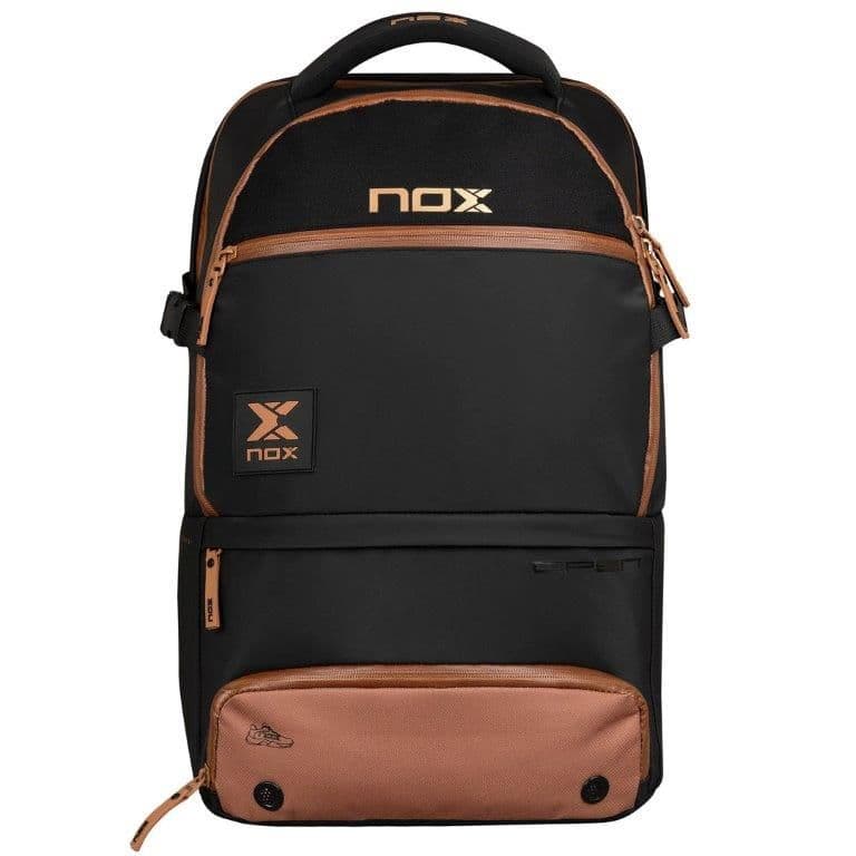 LUXURY OPEN SERIES BLACK/BROWN BACKPACK